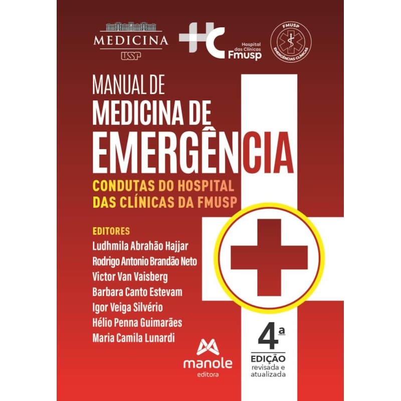 Manual de medicina de emergência: Condutas do Hospital das Clínicas da FMUSP