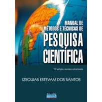 MANUAL DE MÉTODOS E TÉCNICAS DE PESQUISA CIENTÍFICA