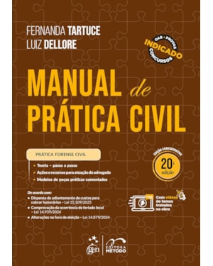 MANUAL DE PRÁTICA CIVIL - 20ª EDIÇÃO 2025