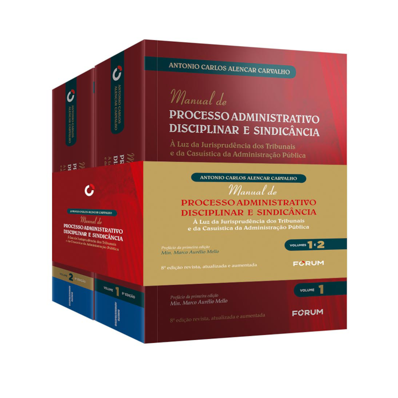 MANUAL DE PROCESSO ADMINISTRATIVO E SINDICÂNCIA - 2 VOLUMES
