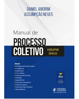 MANUAL DE PROCESSO COLETIVO - VOLUME ÚNICO