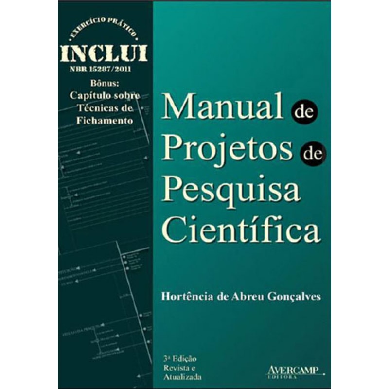 MANUAL DE PROJETOS DE PESQUISA CIENTÍFICA