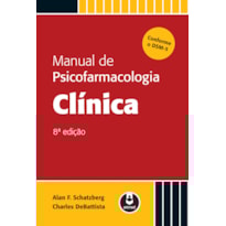 MANUAL DE PSICOFARMACOLOGIA CLÍNICA MANUAL DE PSICOFARMACOLOGIA CLÍNICA