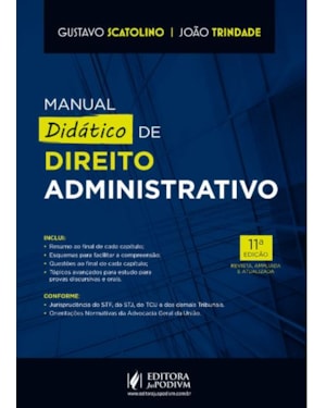 MANUAL DIDÁTICO DE DIREITO ADMINISTRATIVO