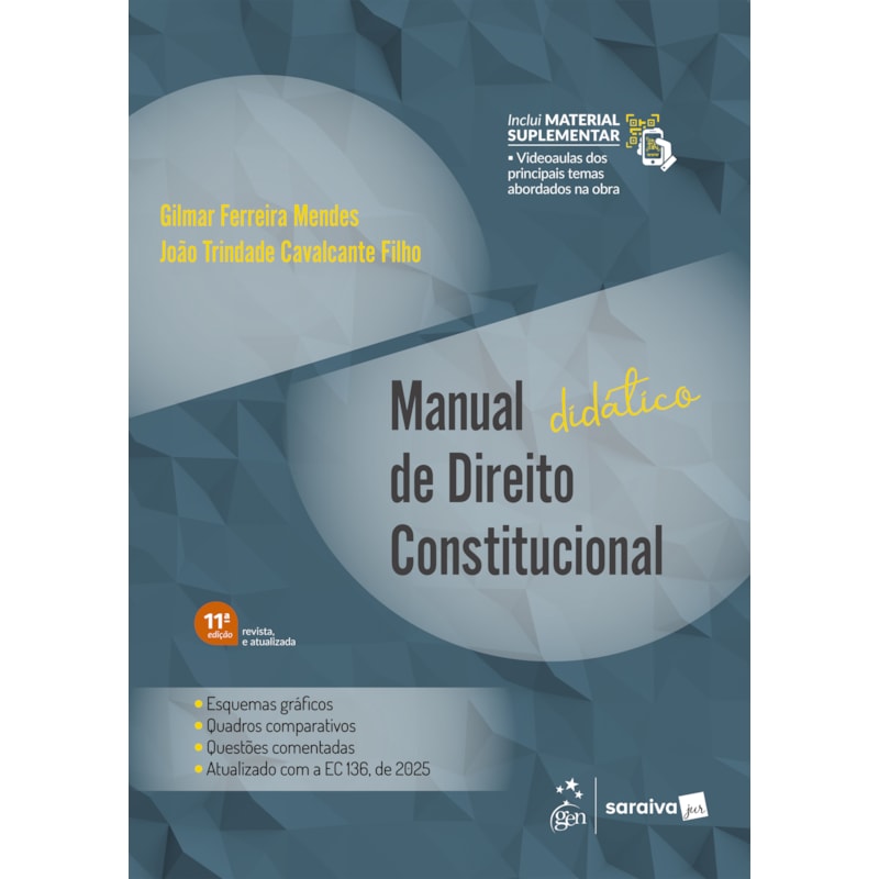MANUAL DIDÁTICO DE DIREITO CONSTITUCIONAL - 11ª EDIÇÃO 2026