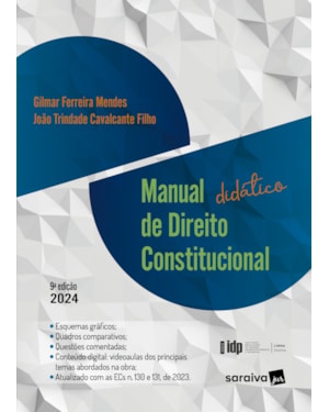 MANUAL DIDÁTICO DE DIREITO CONSTITUCIONAL - 9ª EDIÇÃO 2024