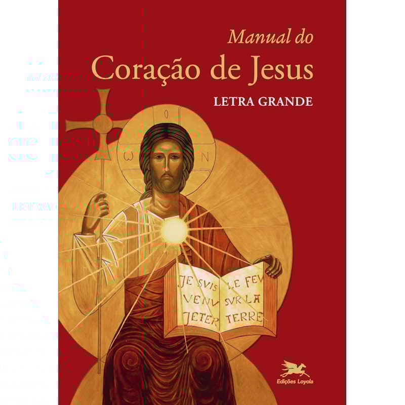 MANUAL DO CORAÇÃO DE JESUS - LETRA GRANDE (CAPA CRISTAL)