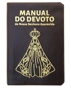 Manual do devoto de Nossa Senhora Aparecida - Luxo marrom