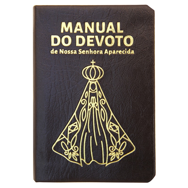 Manual do devoto de Nossa Senhora Aparecida - Luxo marrom