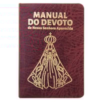 Manual do devoto de nossa Senhora Aparecida - Luxo vinho