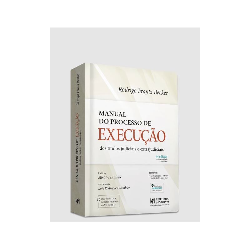 MANUAL DO PROCESSO DE EXECUÇÃO DOS TÍTULOS JUDICIAIS E EXTRAJUDICIAIS (2024)