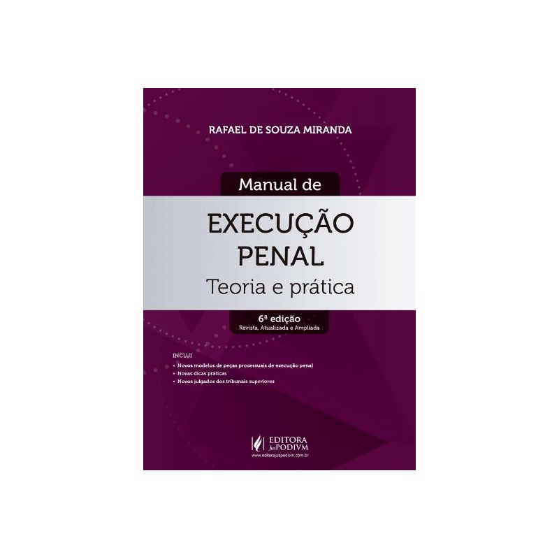 MANUAL E EXECUÇÃO PENAL - TEORIA E PRÁTICA
