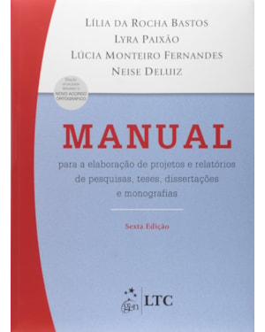 MANUAL PARA ELABORAÇÃO DE PROJETOS