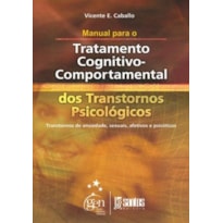 MANUAL PARA O TRAT. COGNITIVO COMPORTAMENTAL