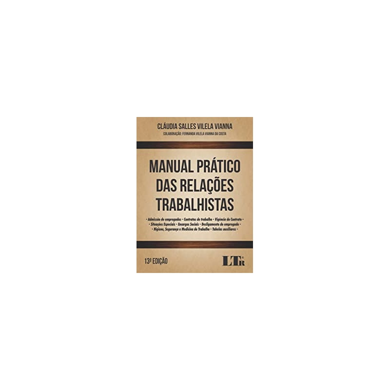 MANUAL PRÁTICO DAS RELAÇÕES TRABALHISTAS