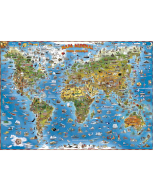 MAPA MUNDIAL PARA CRIANÇAS