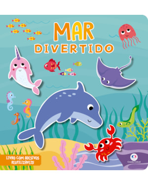 MAR DIVERTIDO - LIVRO COM ADESIVOS REUTILIZÁVEIS