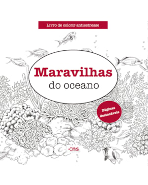 MARAVILHAS DO OCEANO - LIVRO DE COLORIR ANTIESTRESSE - FOLHAS DESTACÁVEIS