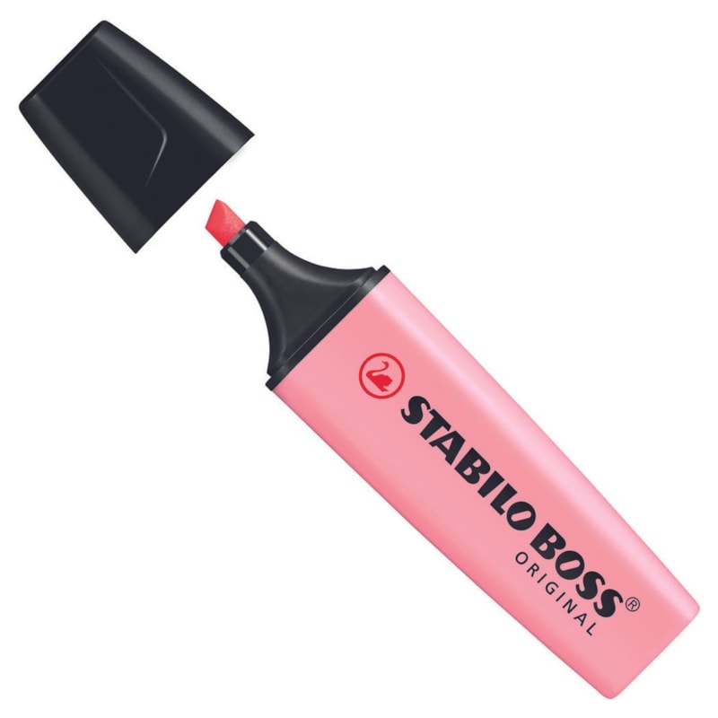 MARCADOR STABILO BOSS - ROSA PASTEL
