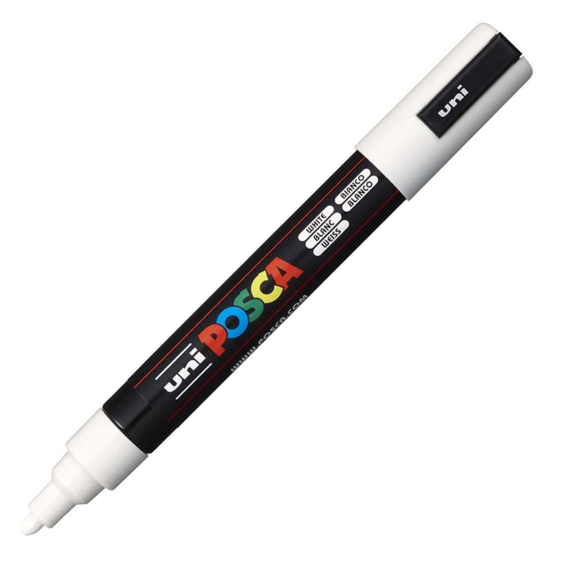 MARCADOR UNI POSCA ARTISTICA 2.5MM BRANCO