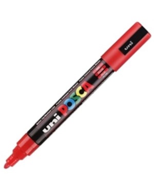 MARCADOR UNI POSCA ARTISTICA 2.5MM VERMELHO