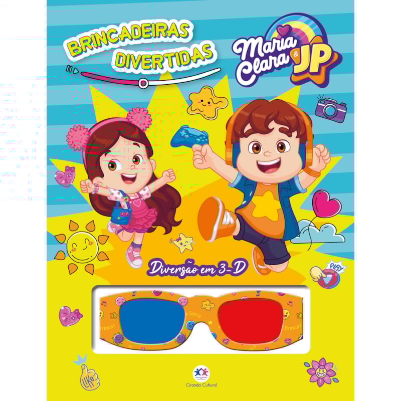 Maria Clara e JP - Brincadeiras Divertidas: Grampeado 3-D