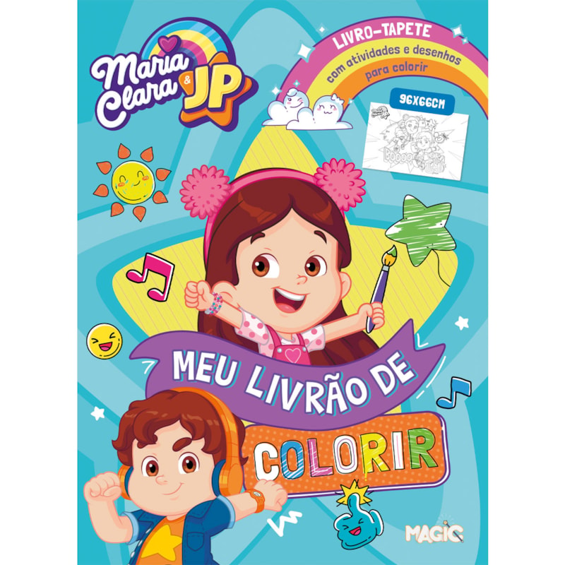 MARIA CLARA E JP - MEU LIVRÃO DE COLORIR (MAGIC KIDS)