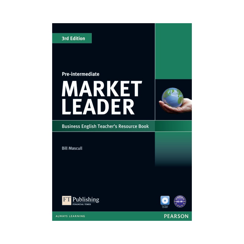 MARKET LEADER 3RD EDITION PRE-INTERMEDIATE TEACHERS RESOURCE BOOK/TEST MASTER CD-ROM PACK