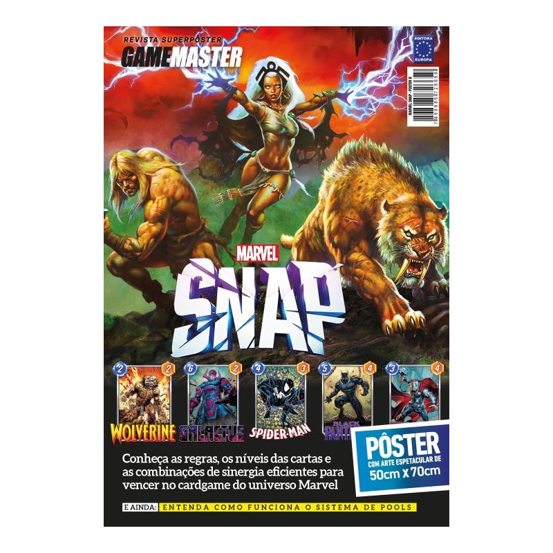 MARVEL SNAP - ARTE B - SUPERPÔSTER GAME MASTER