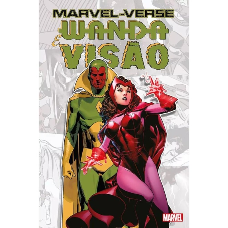 MARVEL-VERSE - WANDA E VISÃO - CIDADE DE PAPEL