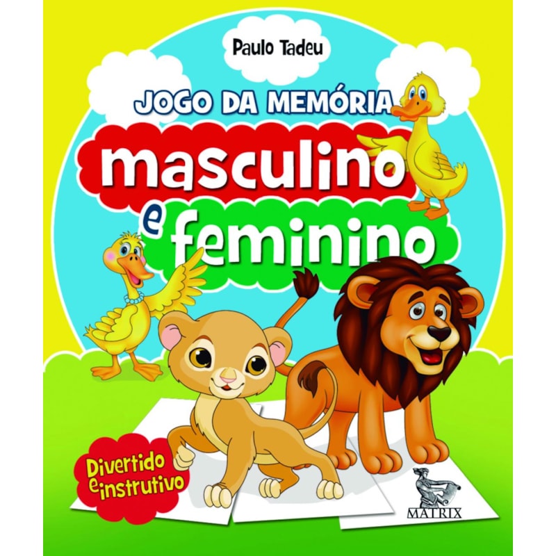MASCULINO E FEMININO - JOGO DA MEMÓRIA
