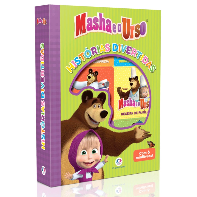 Masha e o Urso - Histórias divertidas: histórias divertidas - Com 6 mini livros!