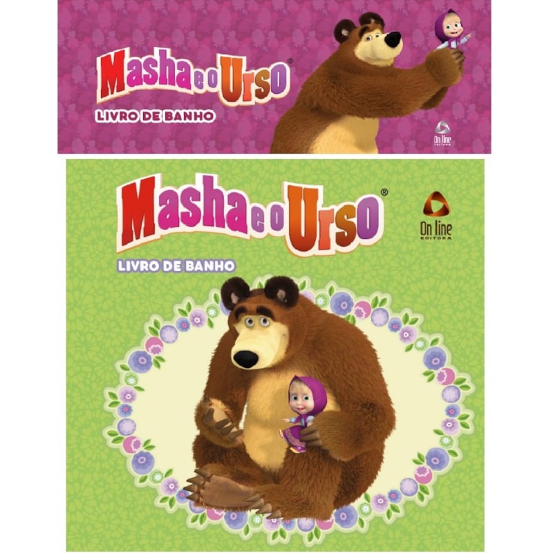 MASHA E O URSO LIVRO DE BANHO