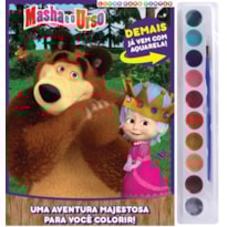 MASHA E O URSO LIVRO PARA PINTAR COM AQUARELA