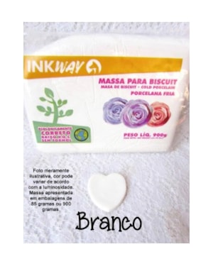 MASSA DE BISCUIT 85G - BRANCA