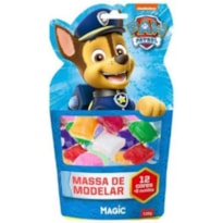 MASSA DE MODELAR 12 CORES 2 MOLDES - PATRULHA CANINA - AZUL