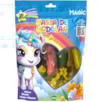 MASSA DE MODELAR 12 CORES 6 MOLDES 2 ITENS - UNICÓRNIO 2