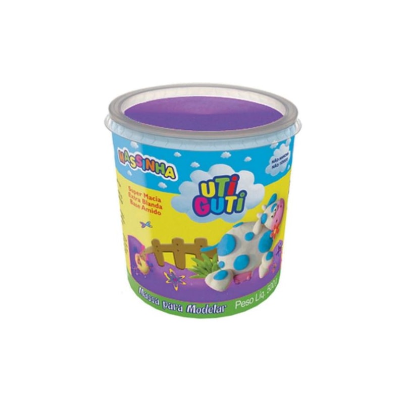 MASSA DE MODELAR LICYN UTI GUTI 500 GRS ROXO