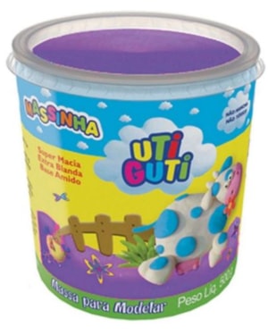 MASSA DE MODELAR LICYN UTI GUTI 500 GRS ROXO