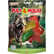 MASSA PULA E  MOLDA 15 CORES SORTIDAS - 150G DINO