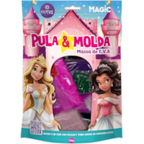 MASSA PULA E  MOLDA 15 CORES SORTIDAS - 150G PRINCESAS