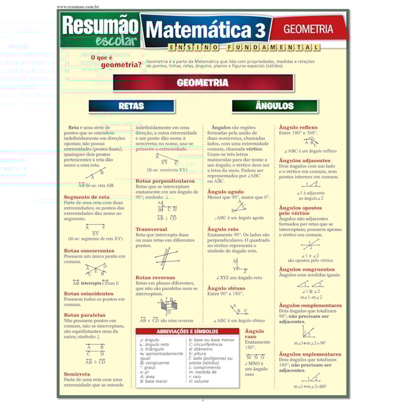 MATEMATICA 3 - GEOMETRIA - 1