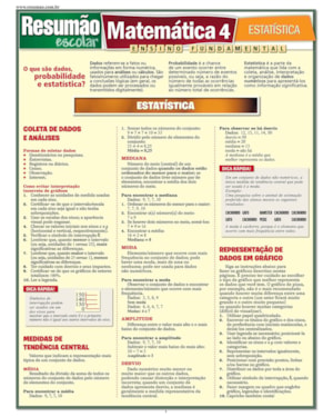 MATEMATICA 4 - ESTATISTICA - 1