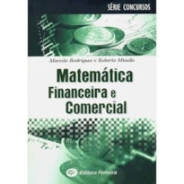 MATEMATICA COMERCIAL E FINANCEIRA - COL. ATICA UNIVERSIDADE - 1