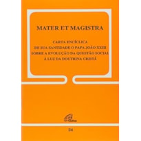 MATER ET MAGISTRA - 24: SOBRE A EVOLUÇÃO DA QUESTÃO SOCIAL À LUZ DA DOUTRINA CRISTÃ