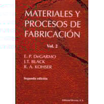 Materiales y procesos de fabricación. vol. 2
