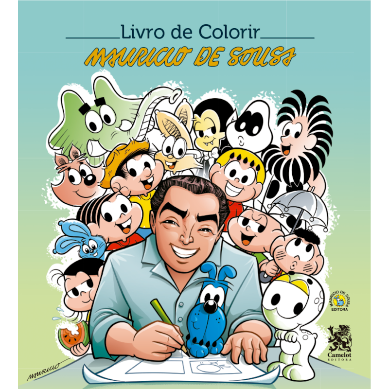 MAURICIO DE SOUSA LIVRO PARA COLORIR
