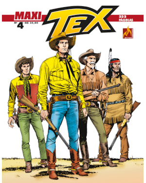 MAXI TEX Nº 004 - O SEGREDO DA MISSÃO ESPANHOLA / NEVE VERMELHA - VOL. 4