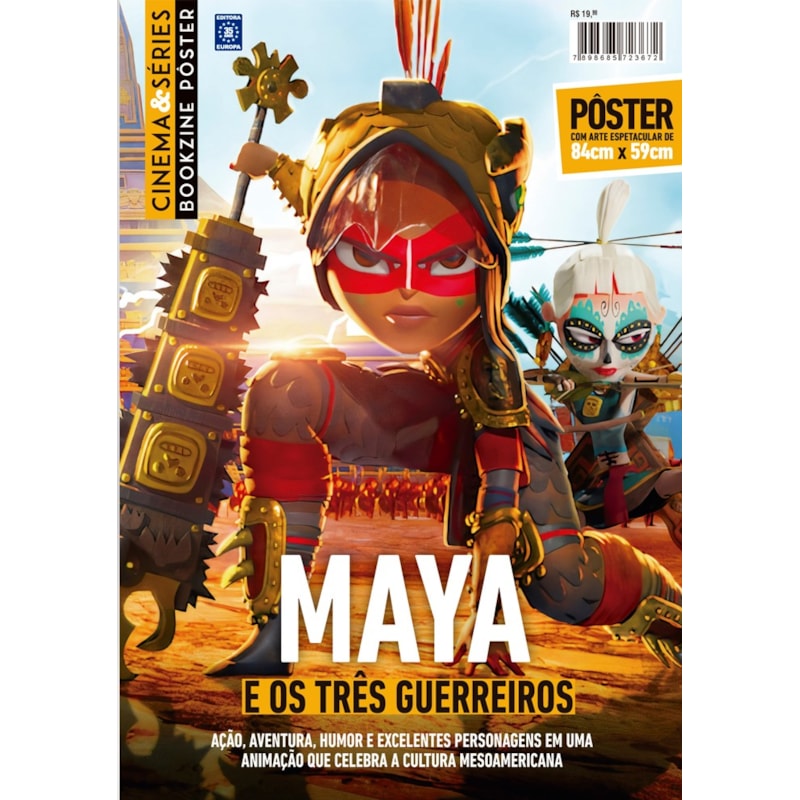 MAYA E OS TRÊS GUERREIROS - SUPERPÔSTER CINEMA E SÉRIES