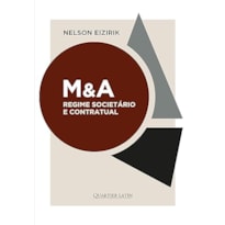 M&A - REGIME SOCIETÁRIO E CONTRATUAL